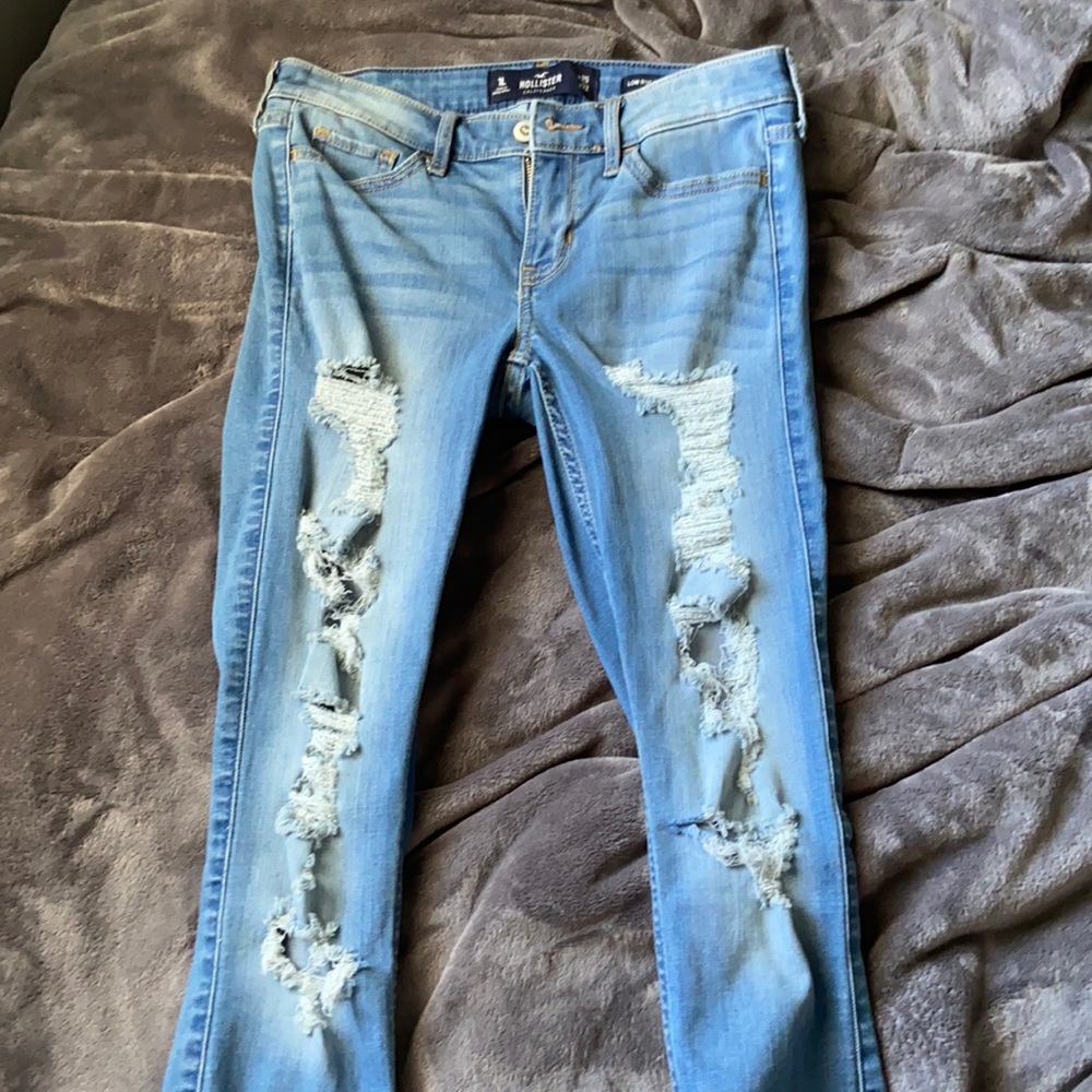 Low rise super skinny jeans